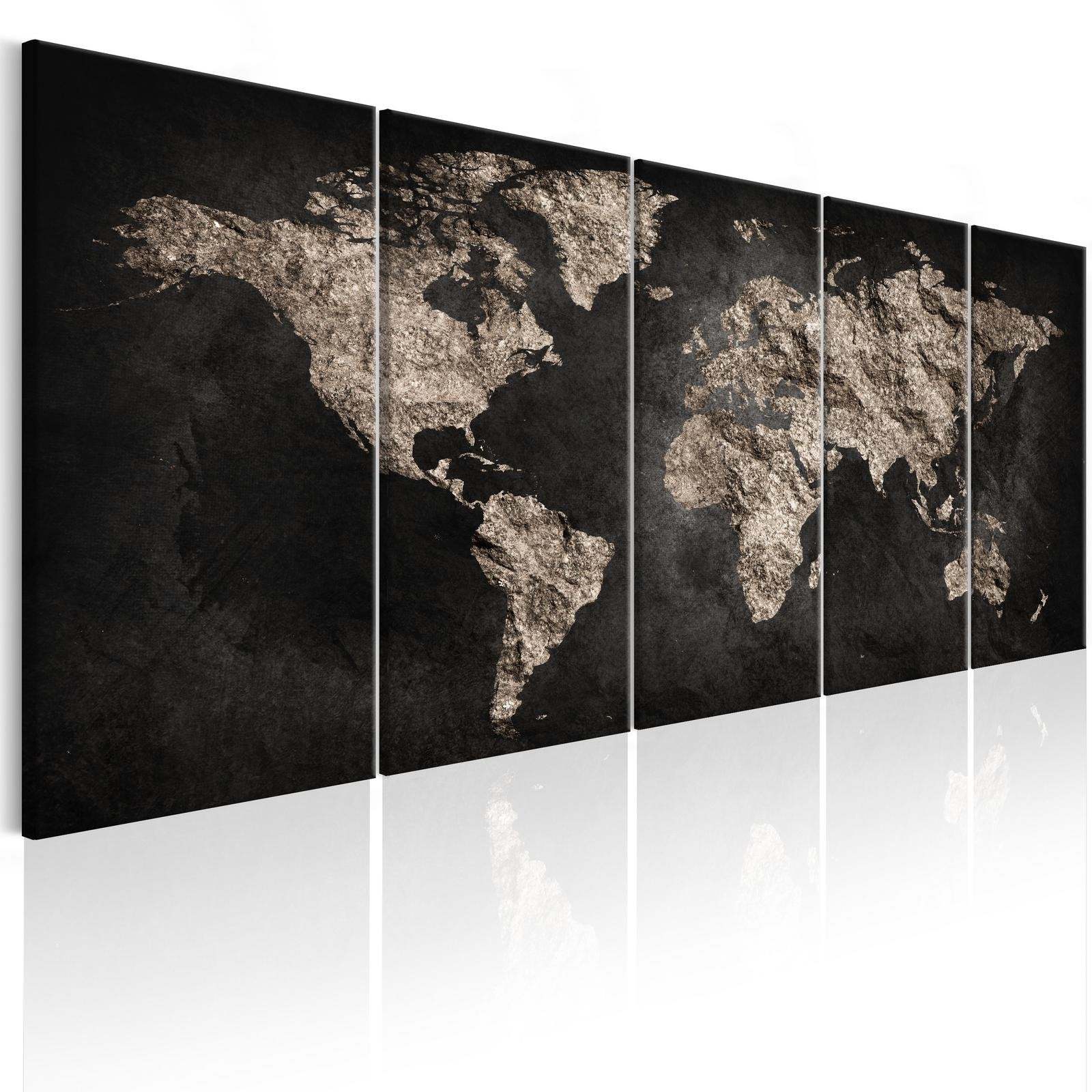 Primary image for Tiptophomedecor Stretched Canvas World Map Art - World Full Of Secrets I - Stret