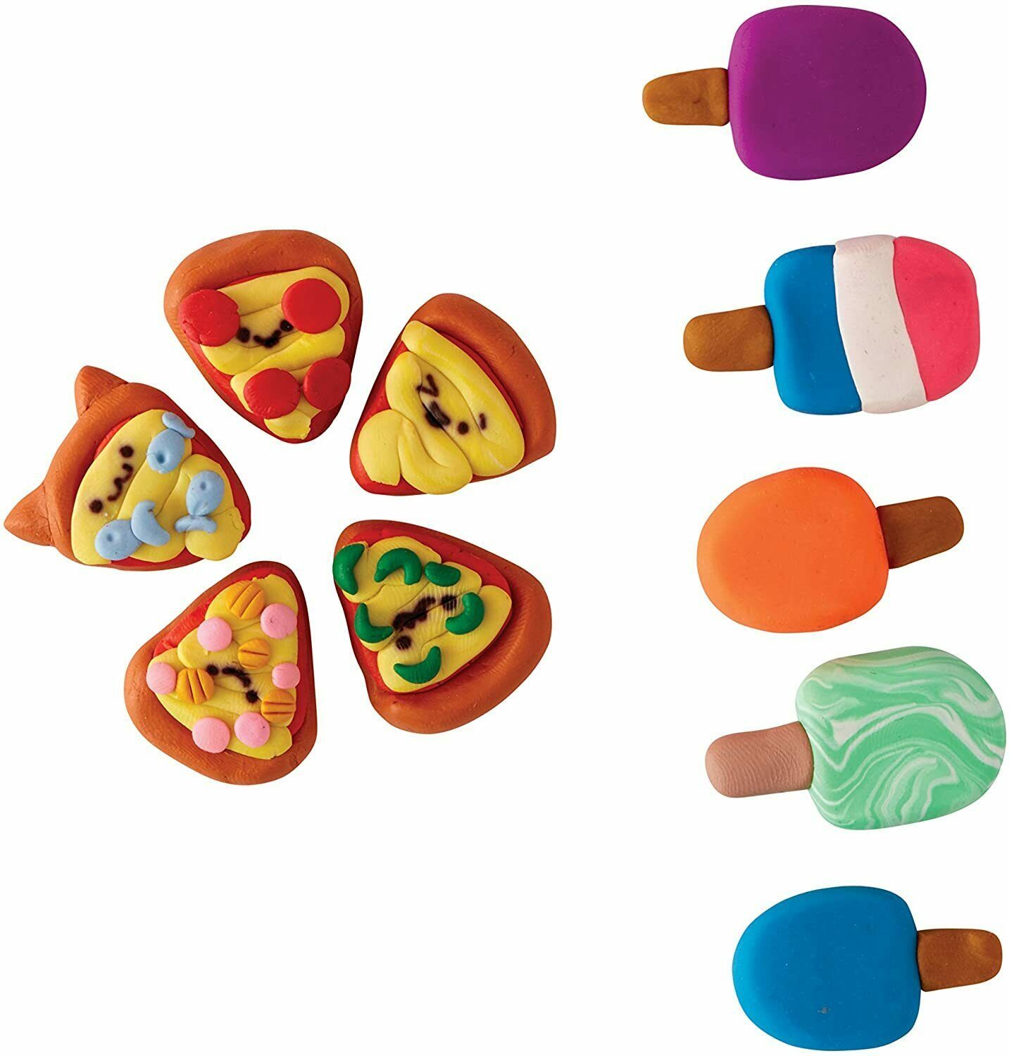 Nice Clay Eraser Making Kit Craft DIY Colorful 25 Mini Erasers w/ Instructions Craft Kits