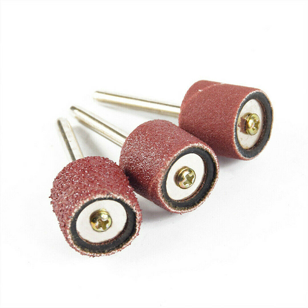 132pcs Sanding Band Drum Sleeves Sandpaper Ring Set Mandrels Rotary