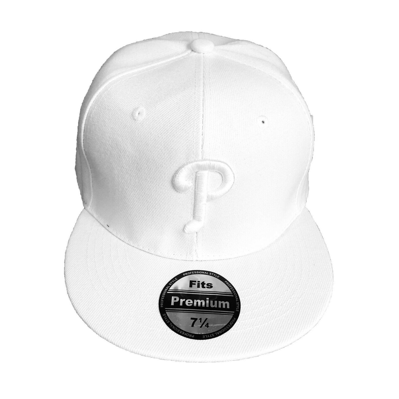NEW Mens Philadelphia Phillies Baseball Cap Fitted Hat Multi Size White