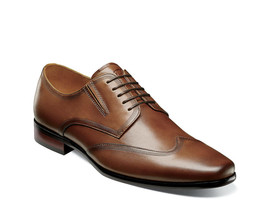 Florsheim Postino Wingtip Oxford Dress Shoes Cognac 15181-221 - $114.00