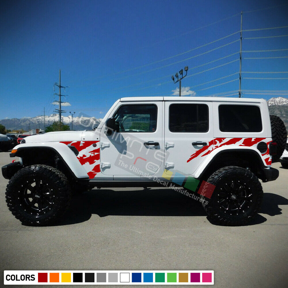 Jeep Wrangler Jl Side Decals