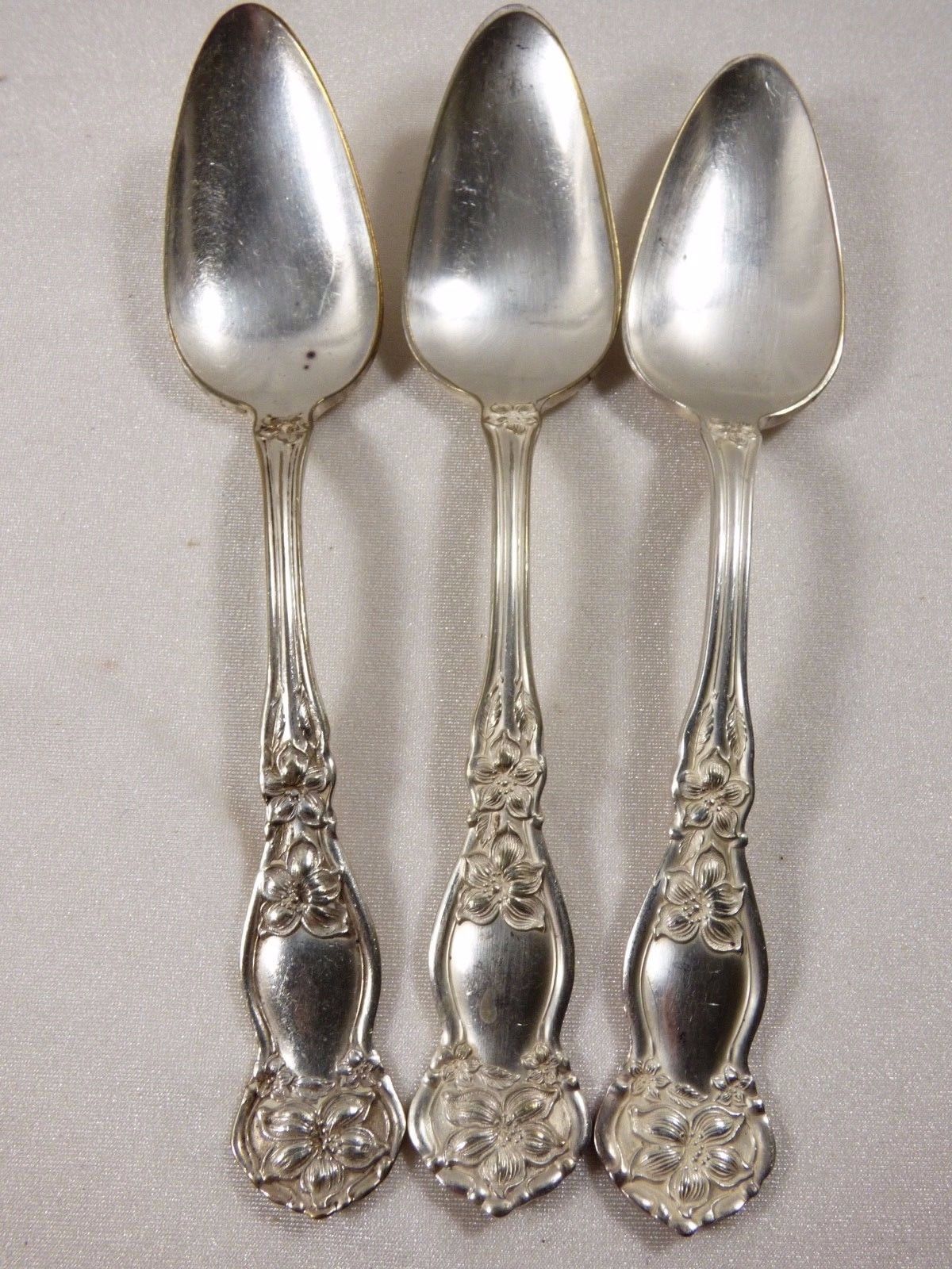 3 Wm Rogers & Son AA Silver Plate pat Nov 29 1910 Orange Blossom Fruit ...