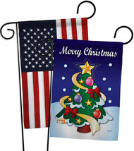 Merry Christmas - Impressions Decorative USA - Applique Garden Flags Pack - GP11 - $30.97