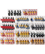 Medieval Mounted Kingdom Knights Collection 10 Minfigure Building Blocks... - $21.89