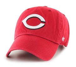 Cincinnati Reds 47 Brand Red Clean Up Adjustable On Field Cotton Hat Cap - $29.69