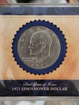 1971-D Eisenhower Dollar Denver Mint -1st Year of Issue - Friendly Eagle... - $19.79