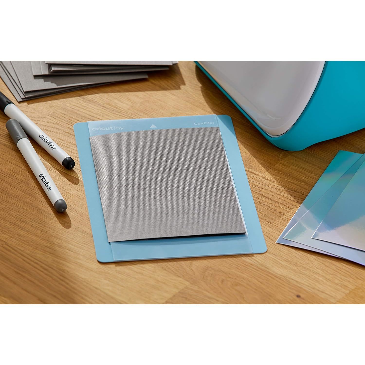 Cricut Joy Insert Cards Small, Gray/Silver Holographic