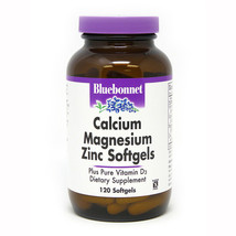 Blue Bonnet Calcium Magnesium Zinc 120 Softgels Made in USA - $44.86