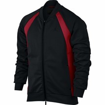 Air Jordan Flight Tech Men&#39;s Sportswear Casual Jacket Black-Red 887776-011 - $130.00
