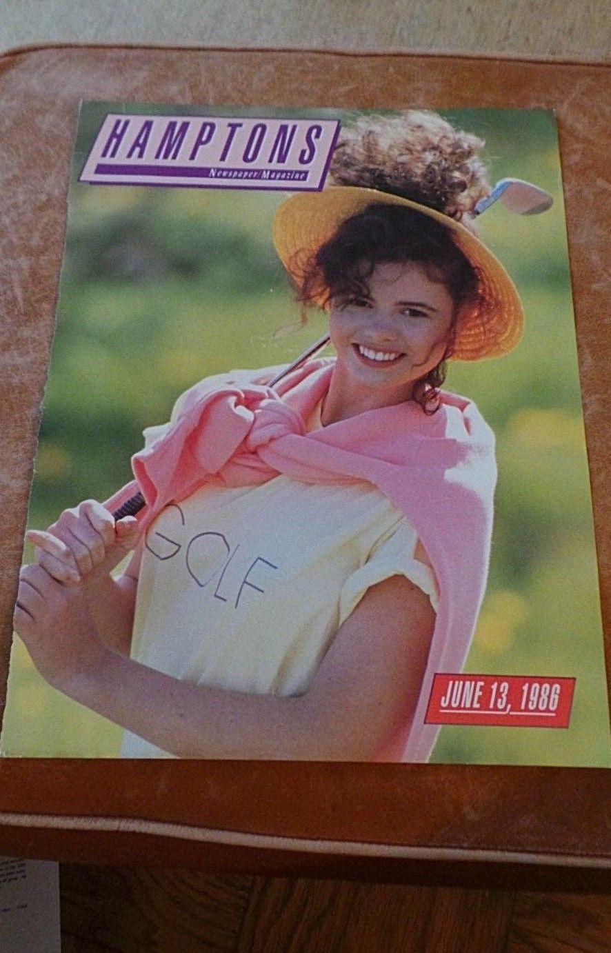 Hamptons Newspaper Magazine Cover Only top model June 1986 VG+ Magazines