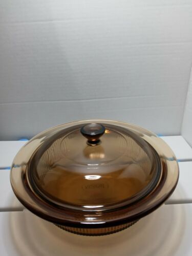 brown pyrex cookware