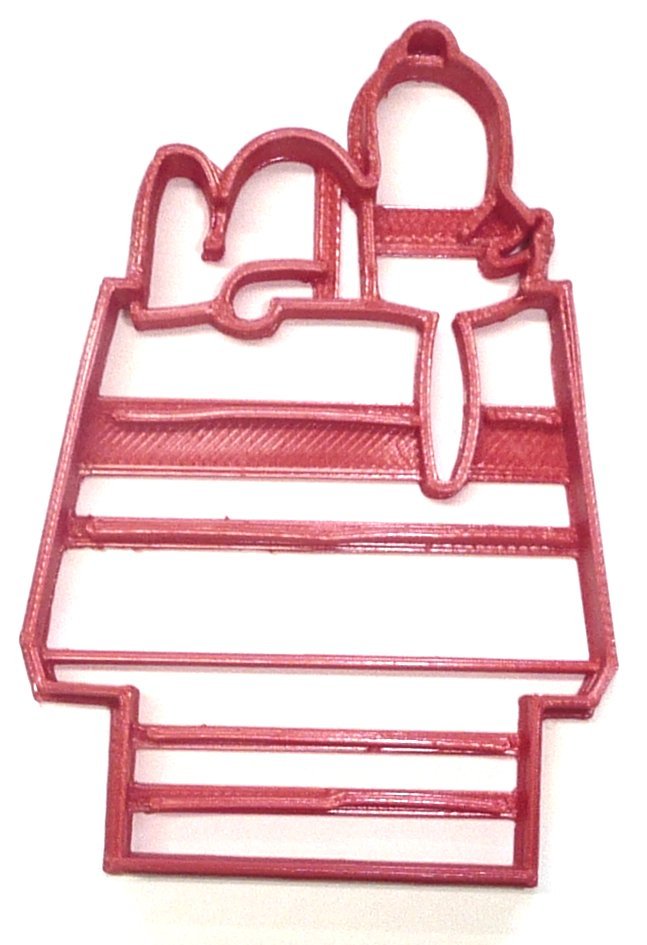 Snoopy on Dog House Doghouse Peanuts Cookie Cutter USA PR3975