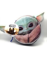 Star Wars The Mandalorian The Child Baby Yoda Round Shaped Lunch Bag w Ears - $16.48