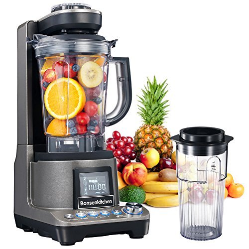 Bonsenkitchen High Speed Vacuum Blender, Multifunctional Food Processor ...