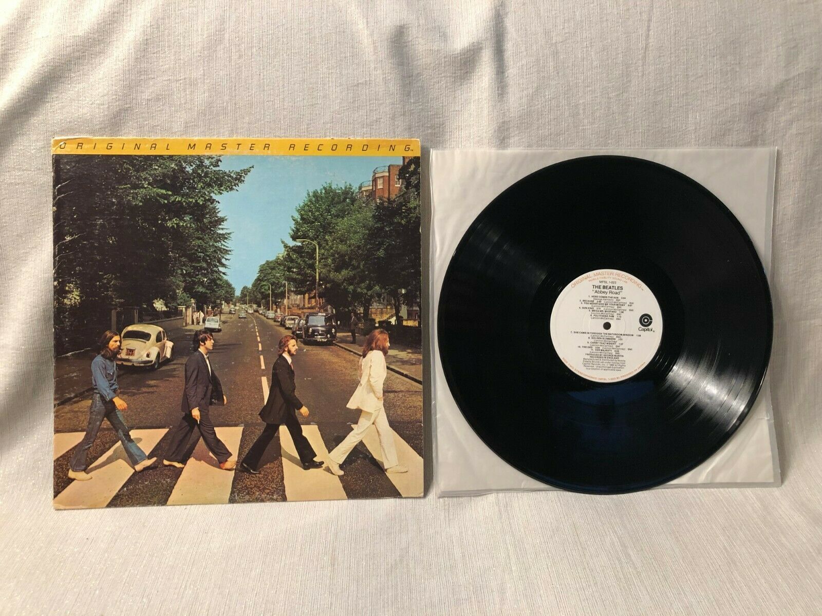 The Beatles Abbey Road LP Vinyl Album Capitol Records MFSL 1-023 EX/VG ...