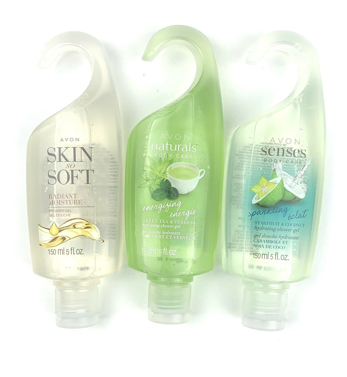 Avon Skin so Soft Avon Senses Avon Naturals Hydrating Shower Gels