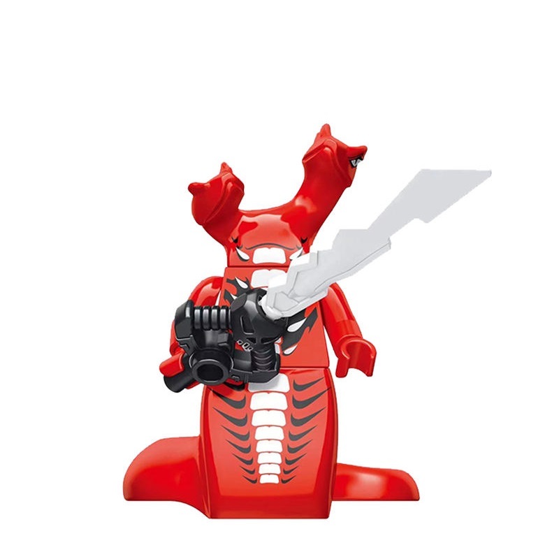 Ninjago Serpentine Fangpyre Fangtom Minifigures Weapons and Accessories ...