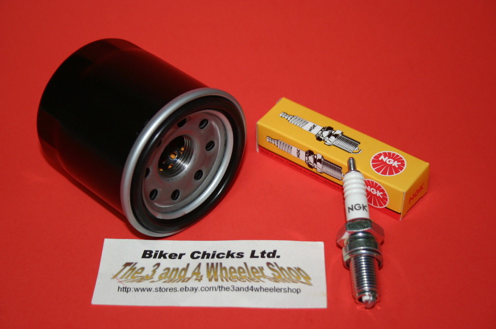 Oil Filter Brute Force 650 750 4x4 KVF 650i Kawasaki Tune up kit Spark Plugs