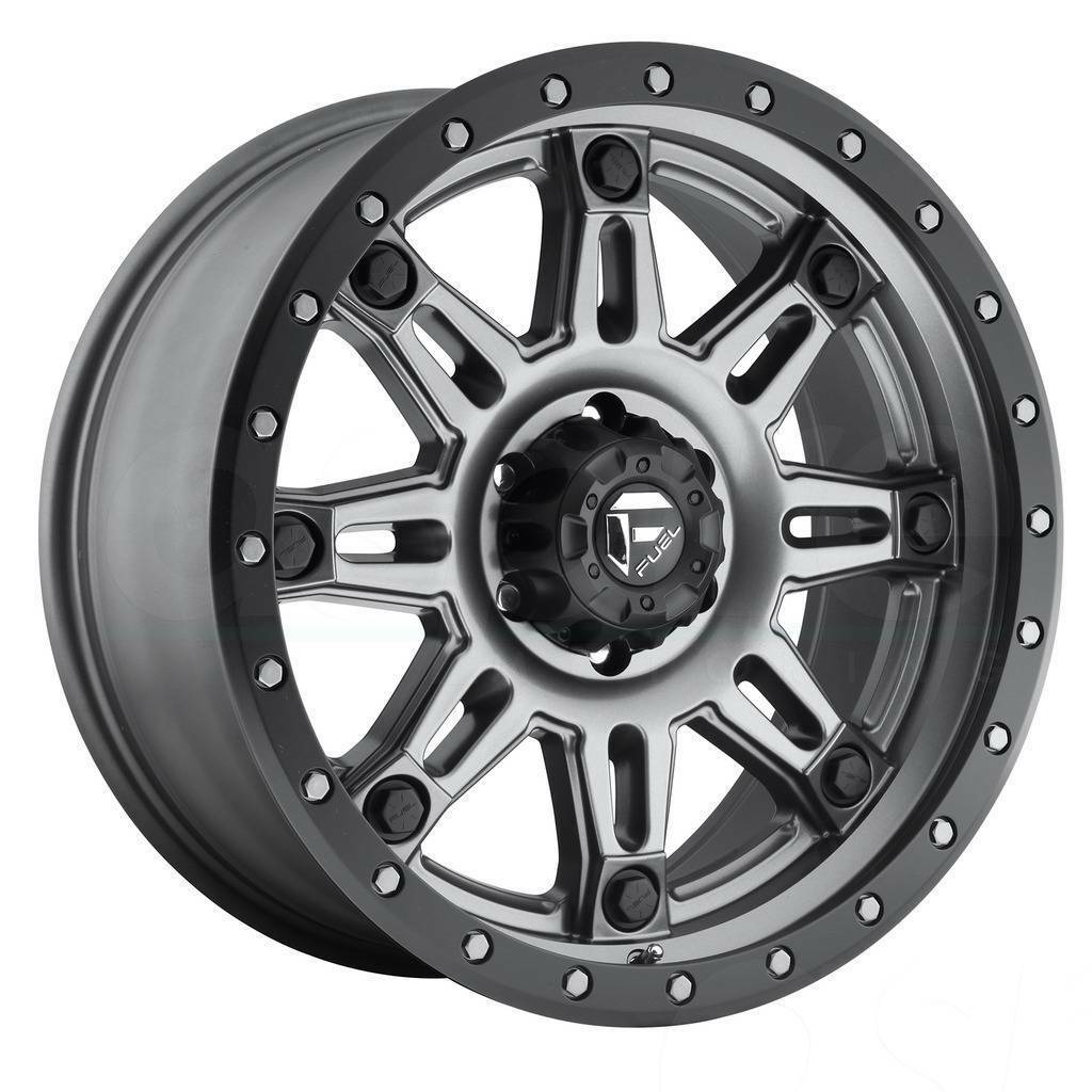 20x9 Fuel Hostage III D568 6x135 20 GunMetal Wheels Rims Set(4) Wheels
