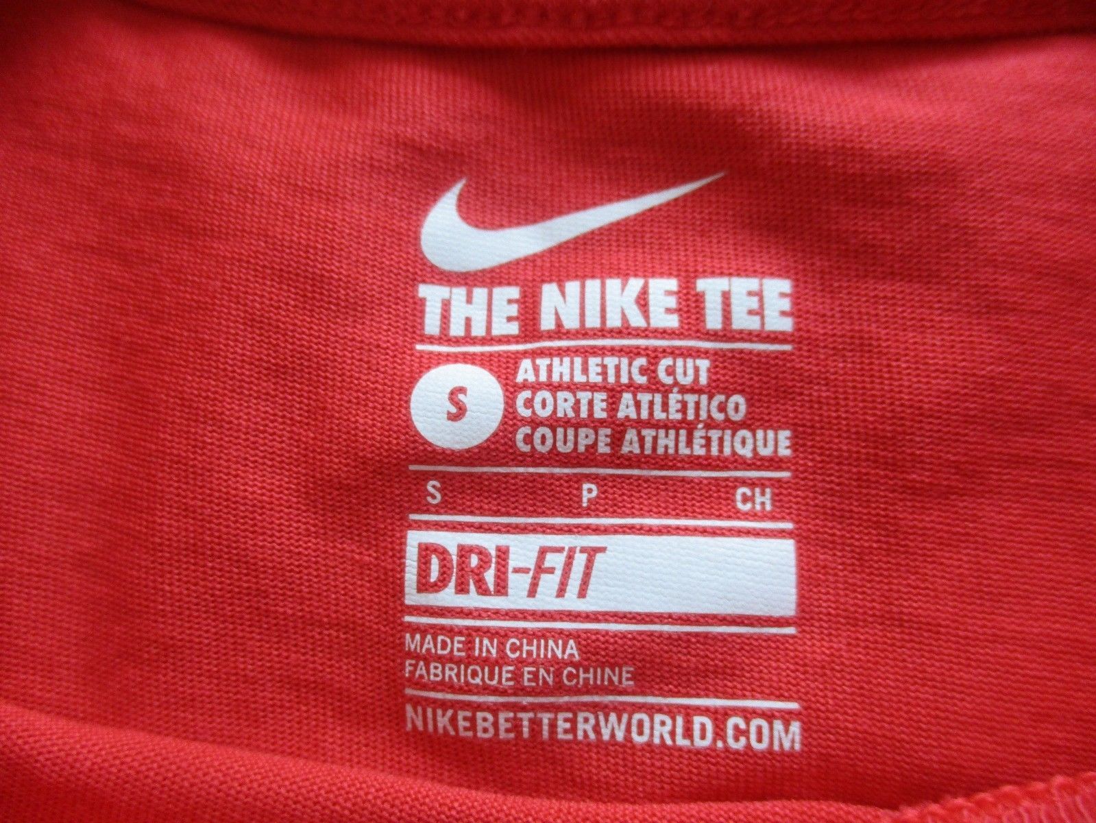 nike tee athletic cut dri fit