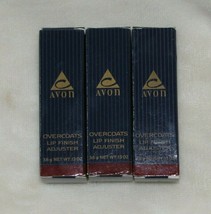 Avon Overcoats Lip Finish Adjuster Deepner Gloss Matte Lot Of 3 Nos - $22.75