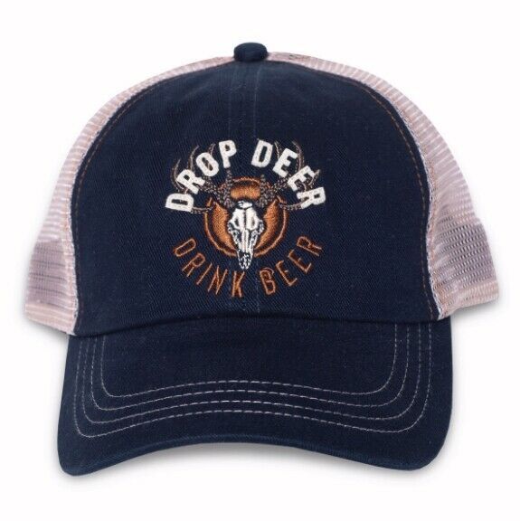 Drop Deer - Drink Beer Mesh Cap Hat Buck Wear - NEW