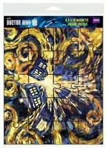 Doctor Who Exploding Tardis 20 Piece Vinyl Magnetic Jigsaw Puzzle, NEW S... - $7.84