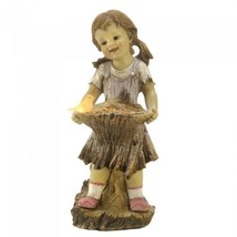 Cute Gifts For Gardeners Lawn Ornaments Decor Little Girl Solar Powered Lights - $38.95