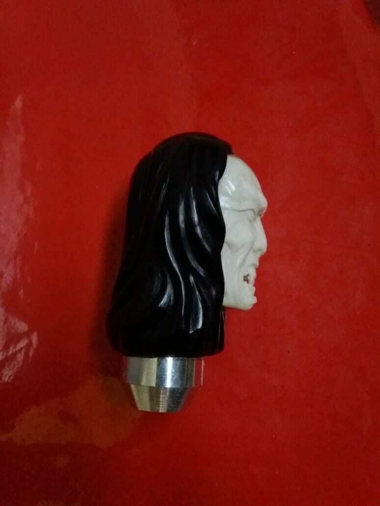 Grim Reaper Gear Shift Knob Handle Transmission From Wood & Deer Antler
