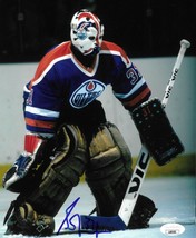 Grant Fuhr Autographed 8x10 Photo JSA COA NHL Edmonton Oilers Signed Blocker - $54.66