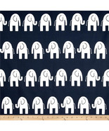 ELEPHANT TABLE LINENS- Table Runner, Napkins, Placemats, Navy blue,  Red... - $12.50