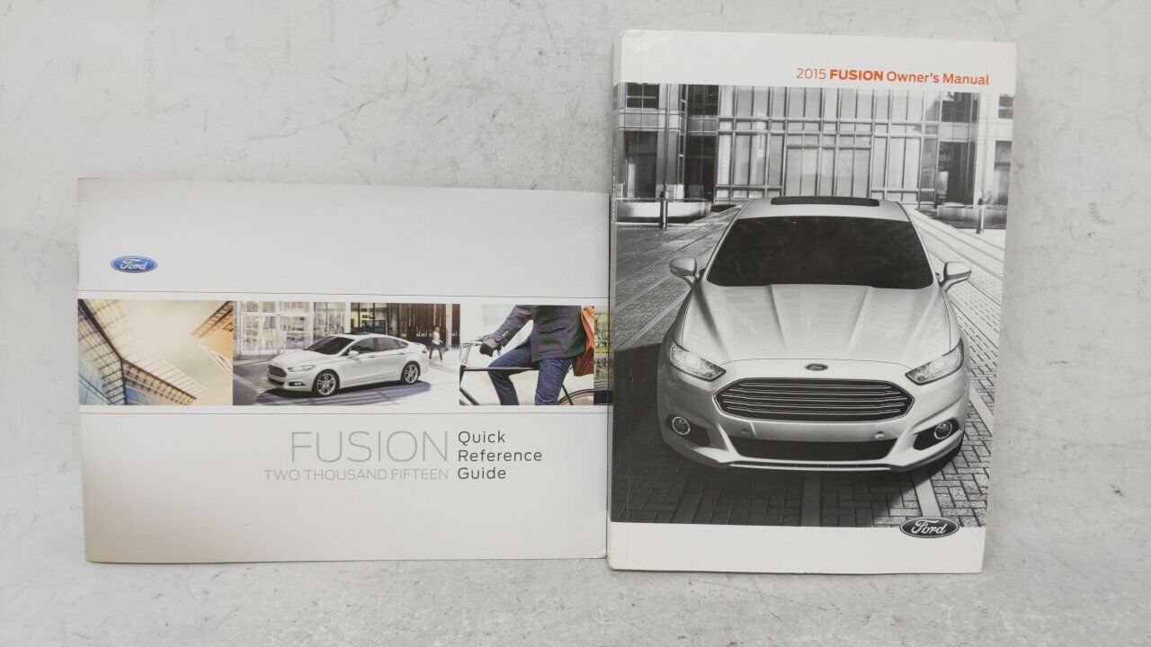 2015 Ford Fusion Owners Manual 52599 - Owner & Operator Manuals