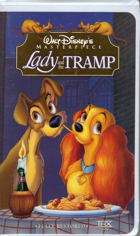 Walt Disney Classics VHS Lady And The Tramp