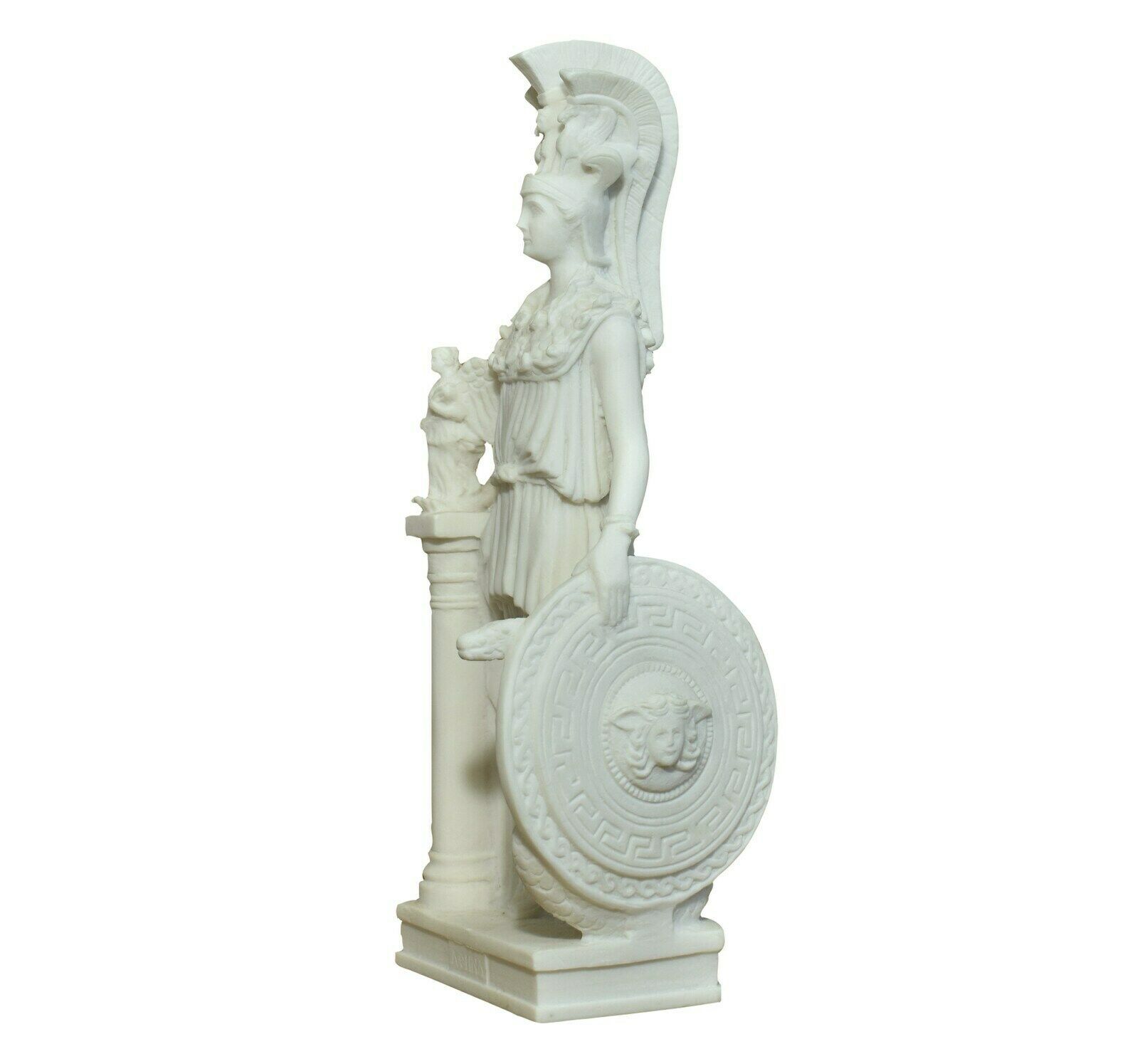Athena Parthenos Greek Goddess Parthenon Sculpture Statue Cast Marble Art