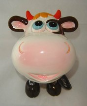 Brown Cow  Money Bank Animated Character Children's Caricature Farm Kids Durable image 1