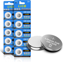 LiCB 10 Pack CR1220 3V Lithium Battery CR 1220  - $10.99