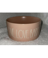 Rae Dunn Magenta LIVE, LOVE, BARK! Puppy Dog Pet Dish Bowl Pink Matte Fi... - £13.31 GBP