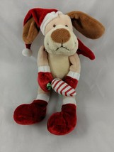 Gund Christmas Pals Dog Plush 8&quot; Candy Cane 45538 Stuffed Animal toy - $9.95