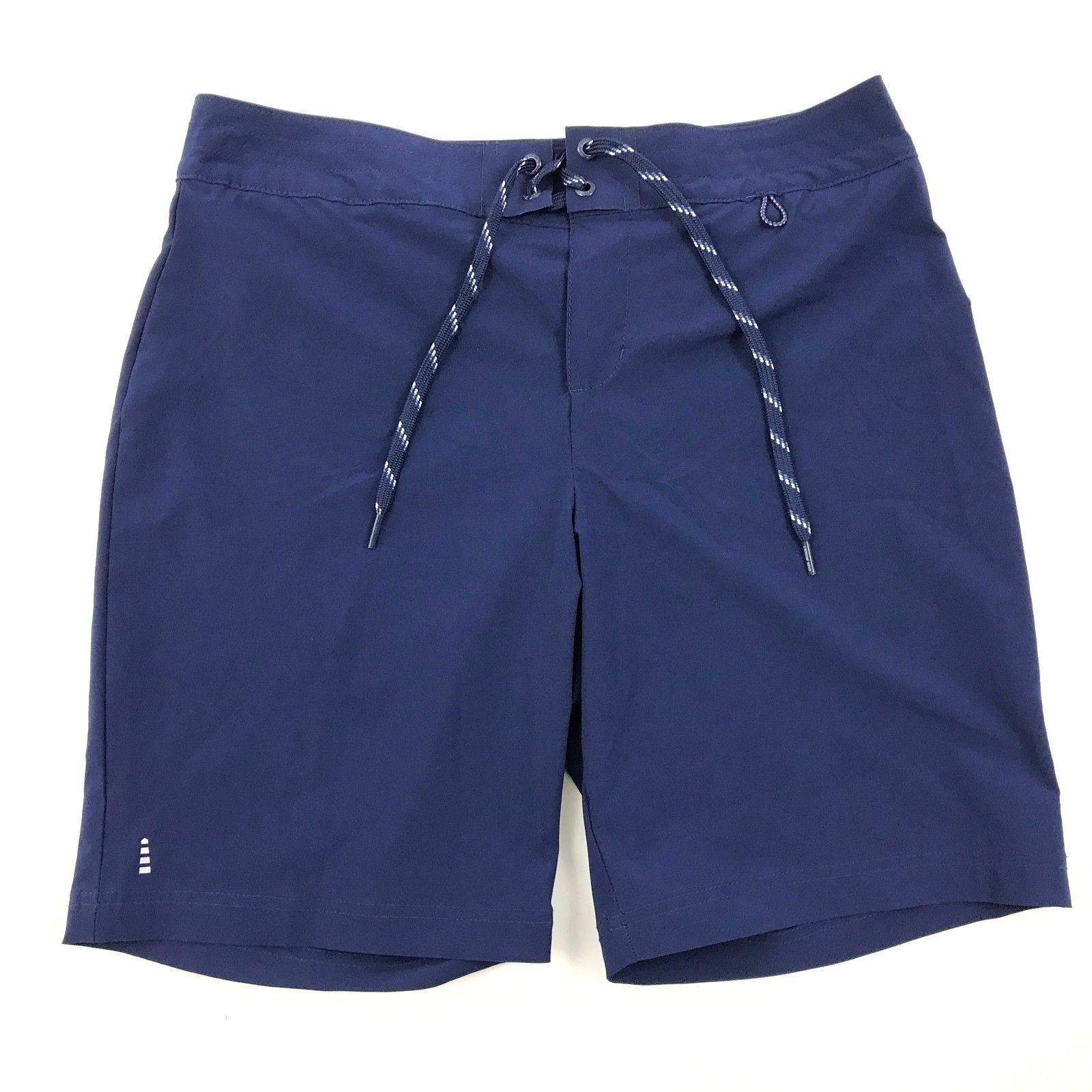 navy blue swim shorts womens