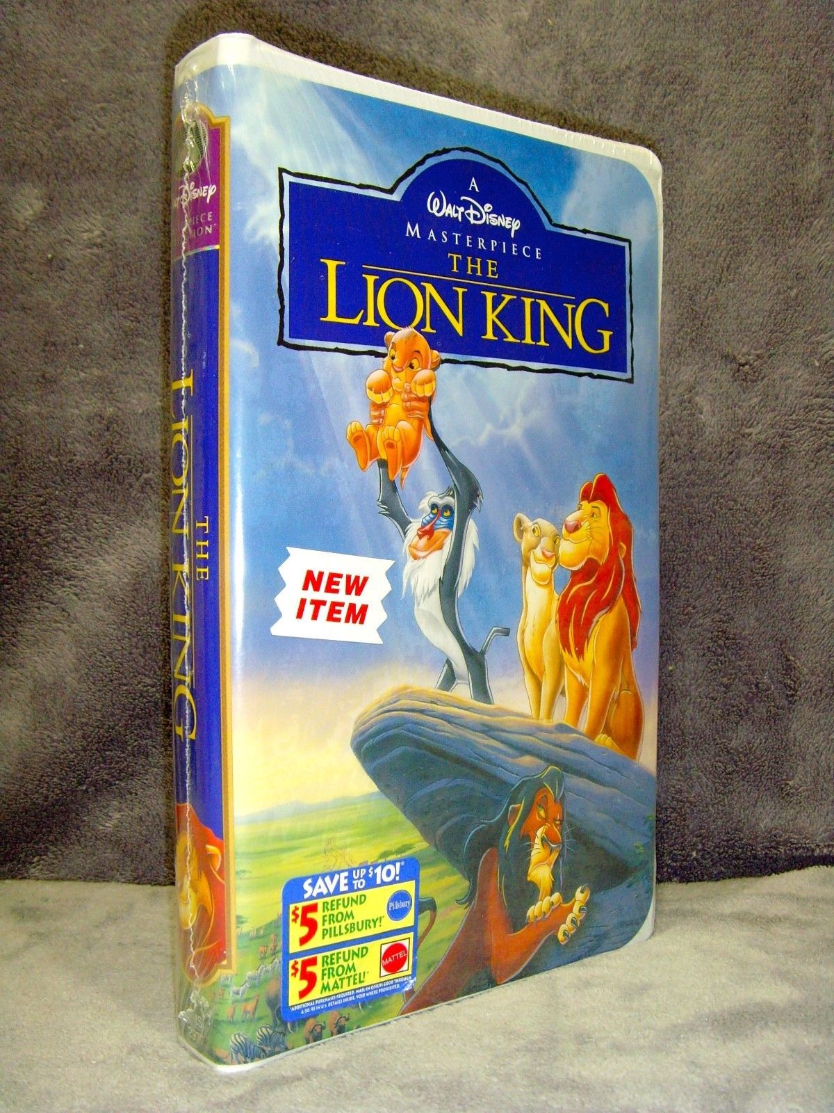 Disney•The Lion King (VHS, 1995 Masterpiece Collection) Brand New ...