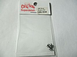 Cal Scale # 190-534 Trainman GP Drop Grab Irons .012, 12 Pack HO Scale image 3