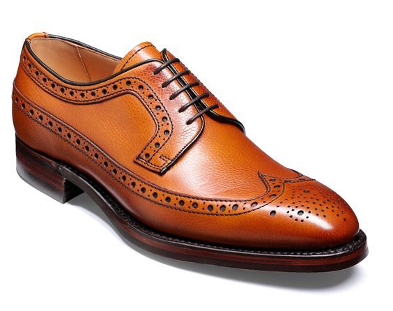 Handmade Men wing tip brogue Lace up formal Shoes, dress leather shoes ...