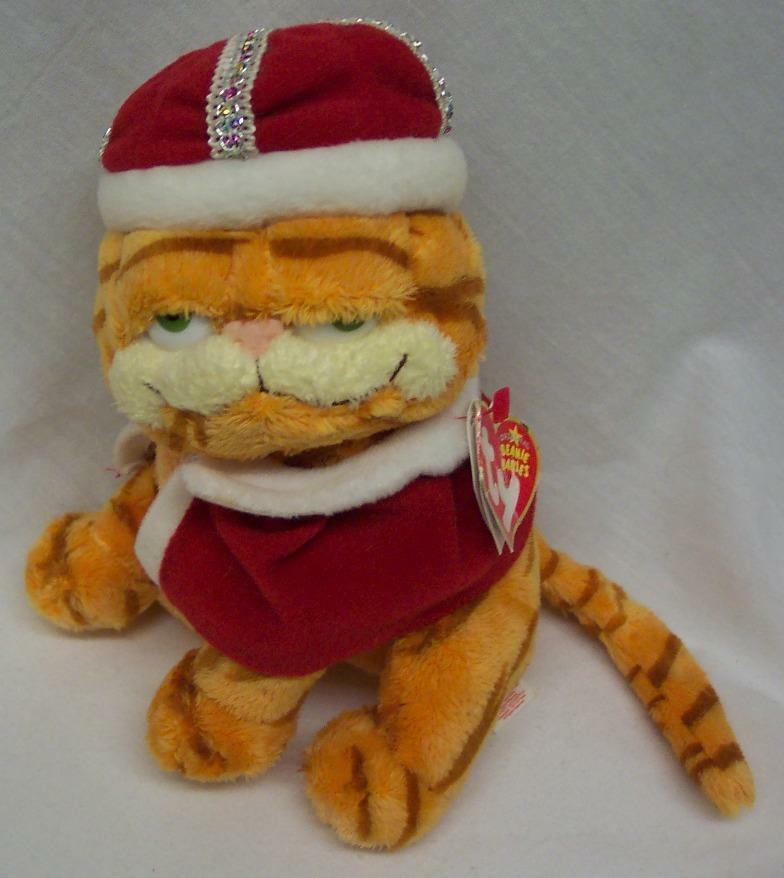 TY Beanie Babies GARFIELD THE CAT AS KING MAJESTY 7