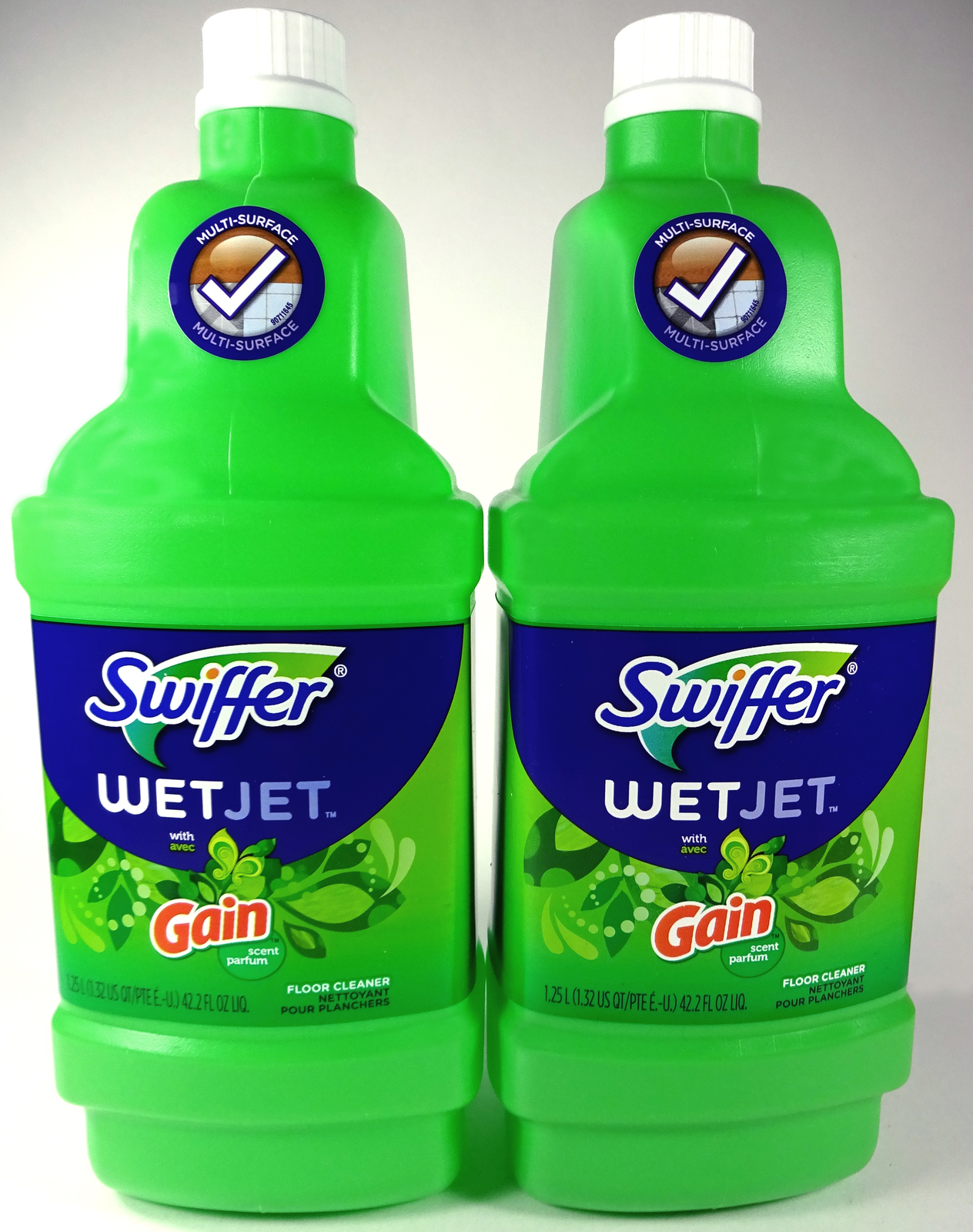 Swiffer Wet Jet Liquid Hardwood Floor Cleaner, Gain Scent, 1.25L (2