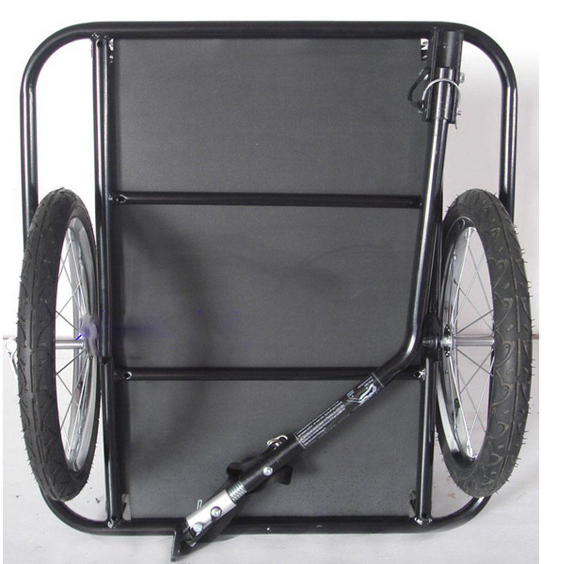 two wheel foldable bicycle bike trailer luggage barrow baggage car