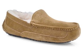 Mens UGG Ascot Moccasin Slippers - Chestnut Suede, Size 7 M US [5775] - $119.99