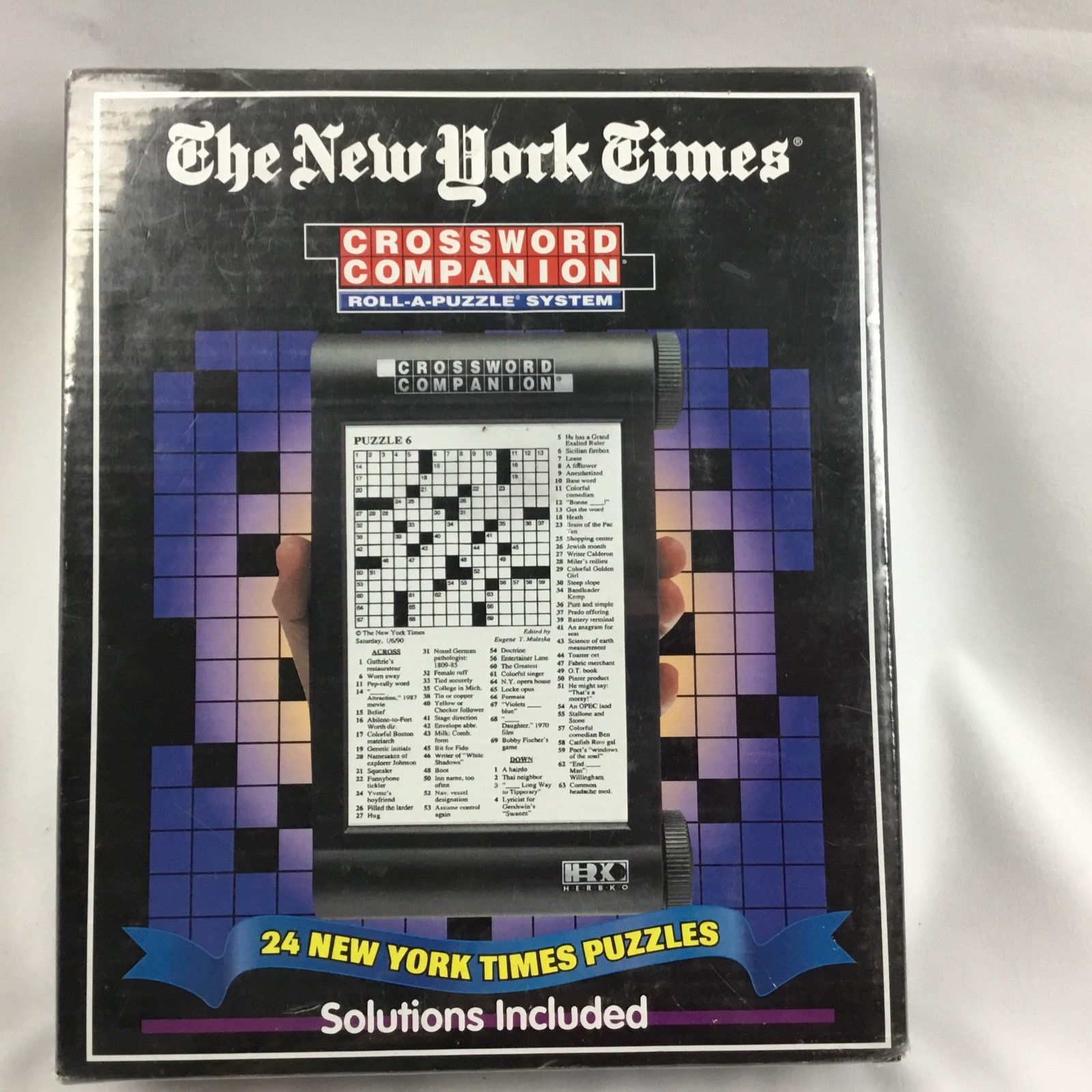 The New York Times Crossword Companion Roll-A-Puzzle System Volume 1