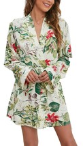 RH Plus Size Robes Women Wrap Floral Print Sleep Lounge Kimono Robe RHW2... - $20.99