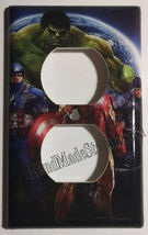 Comics Heroes iron-man Light Switch Outlet Toggle Wall Cover Plate Home decor image 12
